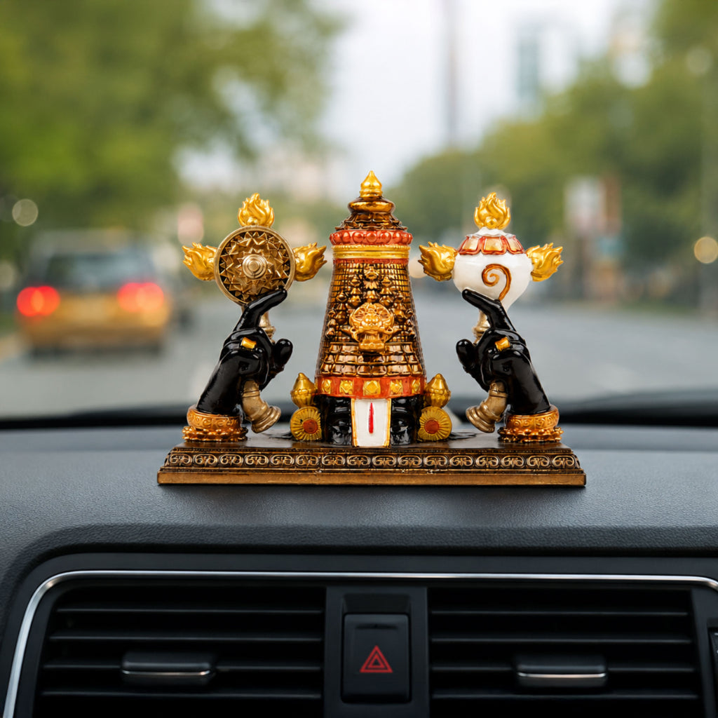 Tirupati Balaji Shankha Chakra Idol Artarium