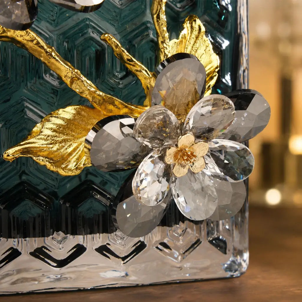 Aura Floralique Glass Flower Vase 