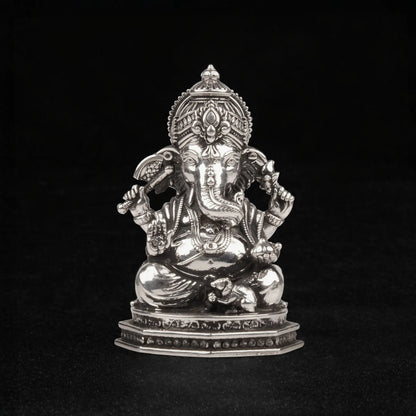 Divine Ganesha  Murti 12 - 16 Gm 999 Silver Artarium