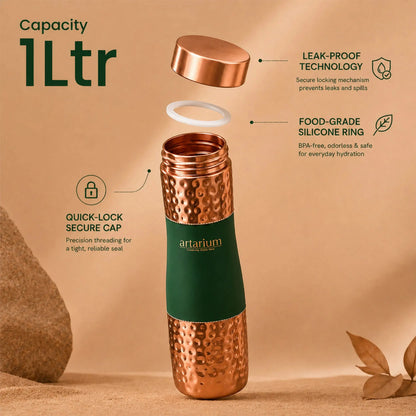 Hammered Copper Bottle