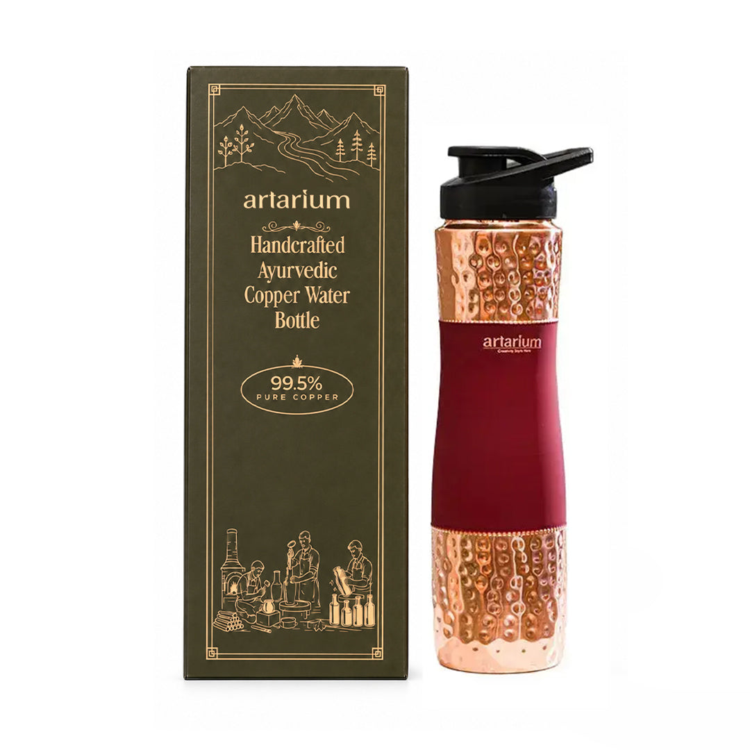 Copper Sipper Bottle with premium packaging 