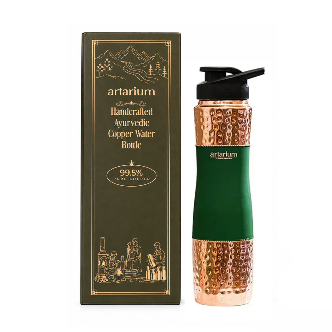 Copper Sipper Bottle with premium packaging 