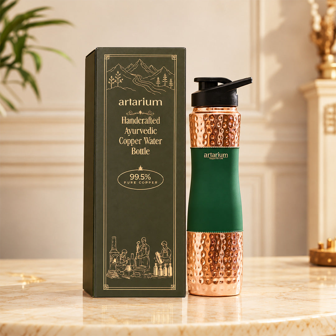 Copper Sipper Bottle with premium packaging 