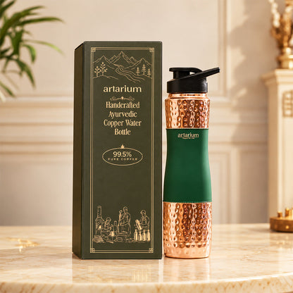 Copper Sipper Bottle with premium packaging 
