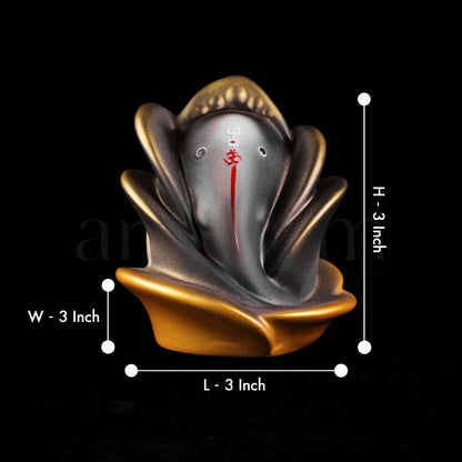 Rose Ganesha Car Dashboard theartarium
