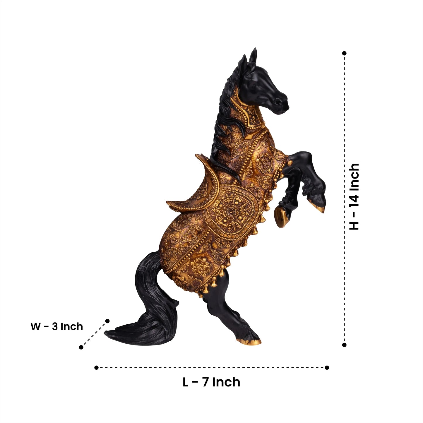 Rising Horse with Premium Gift Packaging Artarium