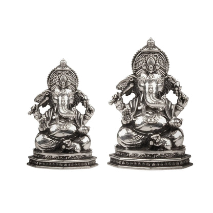 Divine Ganesha  Murti 12 - 16 Gm 999 Silver Artarium