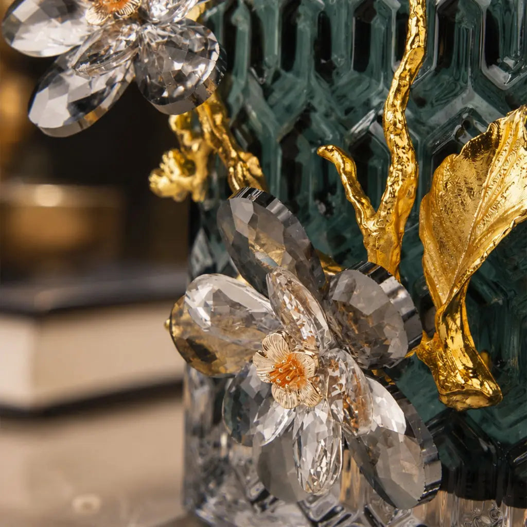 Aura Floralique Glass Flower Vase 