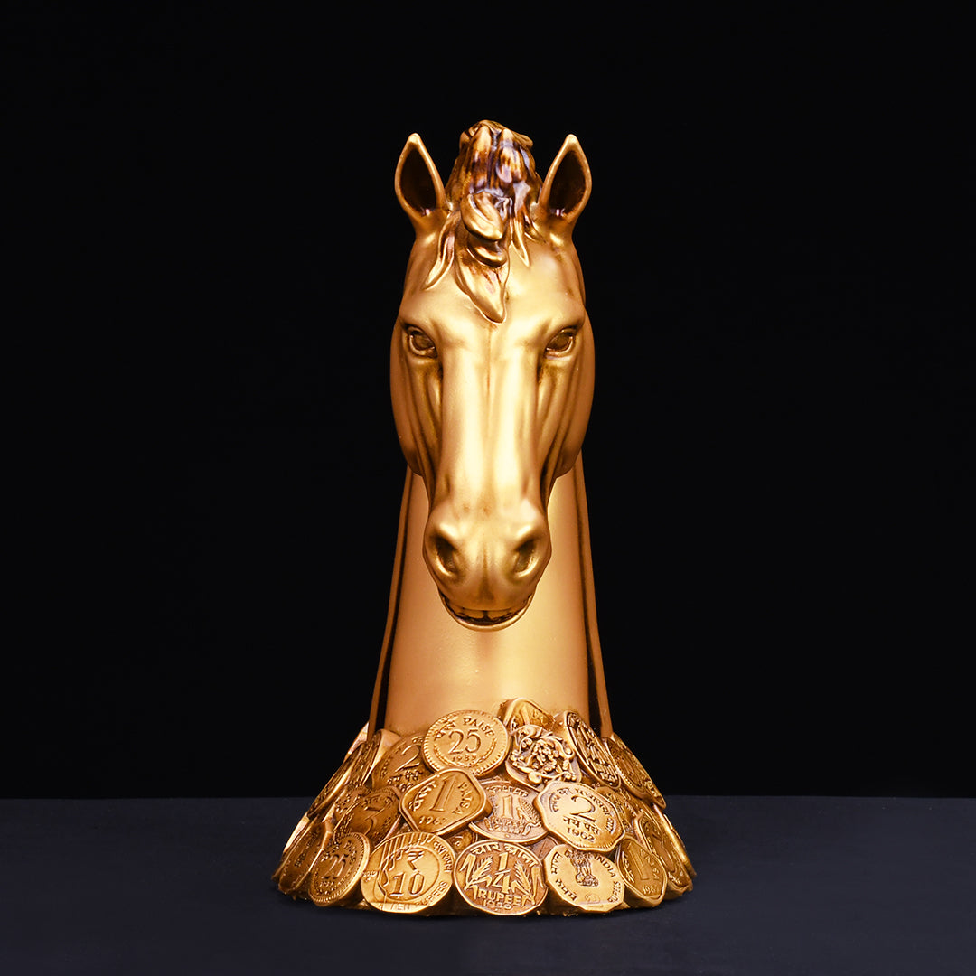 Coin horse head