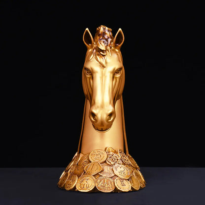 Coin horse head