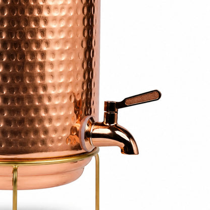 Hammered Copper Water Dispenser