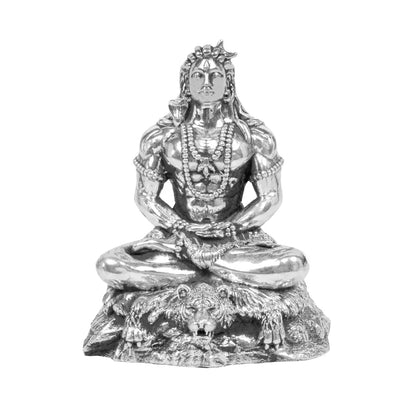 Adiyogi Shiva Statue 40 - 45 gm 999 Silver