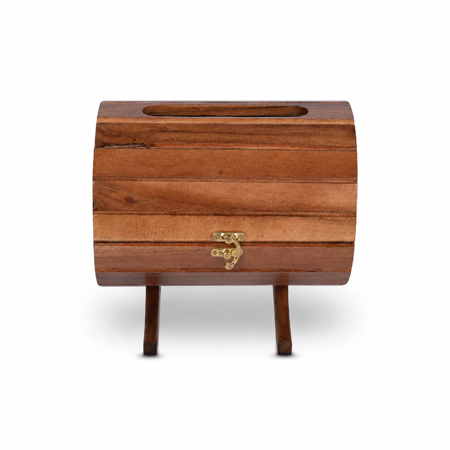 Wooden Wine Barrel Tissue Box The Artarium