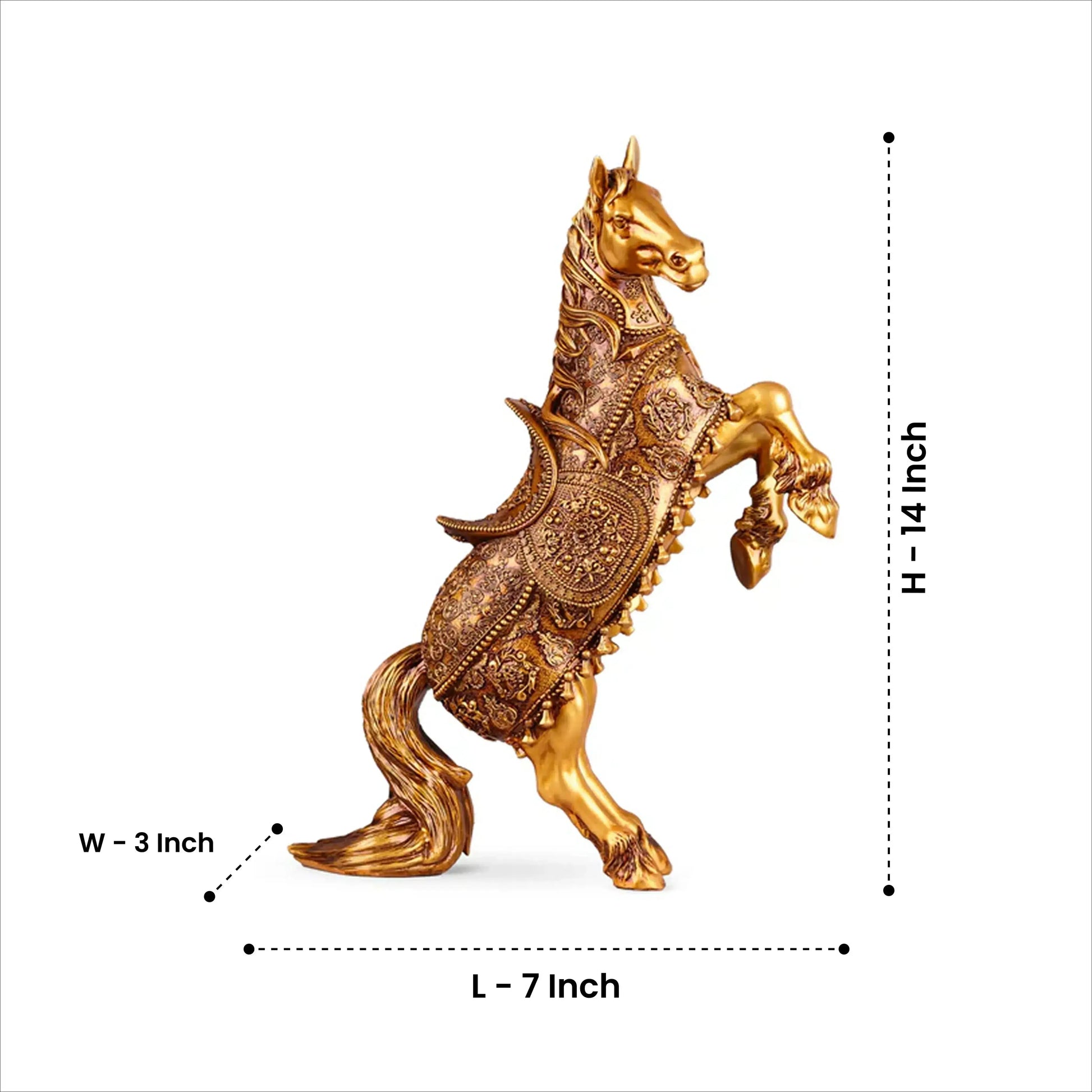 Rising Horse with Premium Gift Packaging Artarium