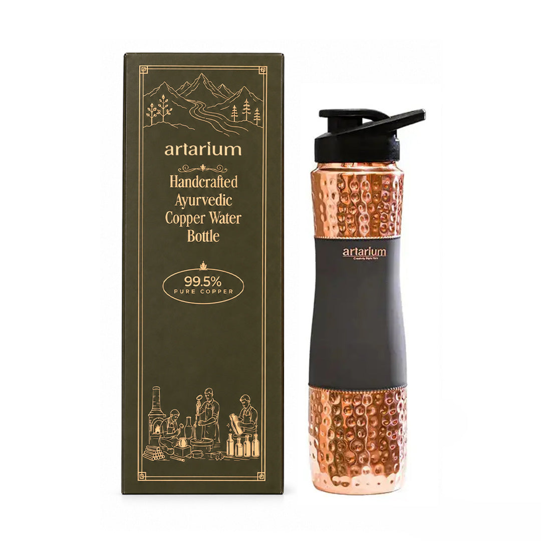 Copper Sipper Bottle with premium packaging 
