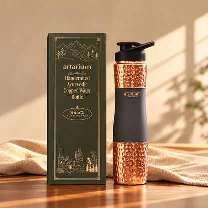 Copper Sipper Bottle with premium packaging 
