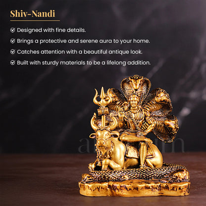 Shiv Nandi Idol theartarium