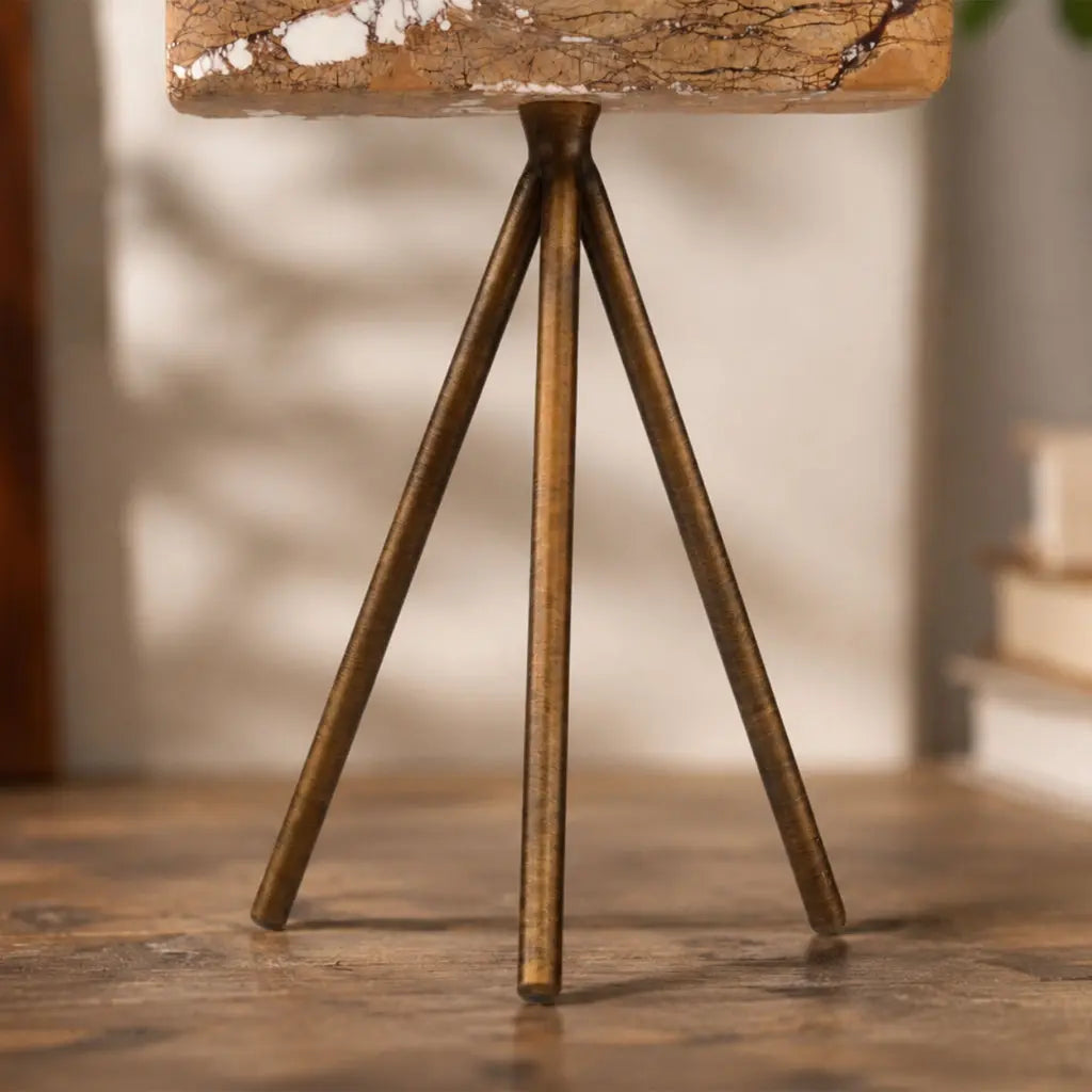 Marble Retro Style Camera Showpiece 