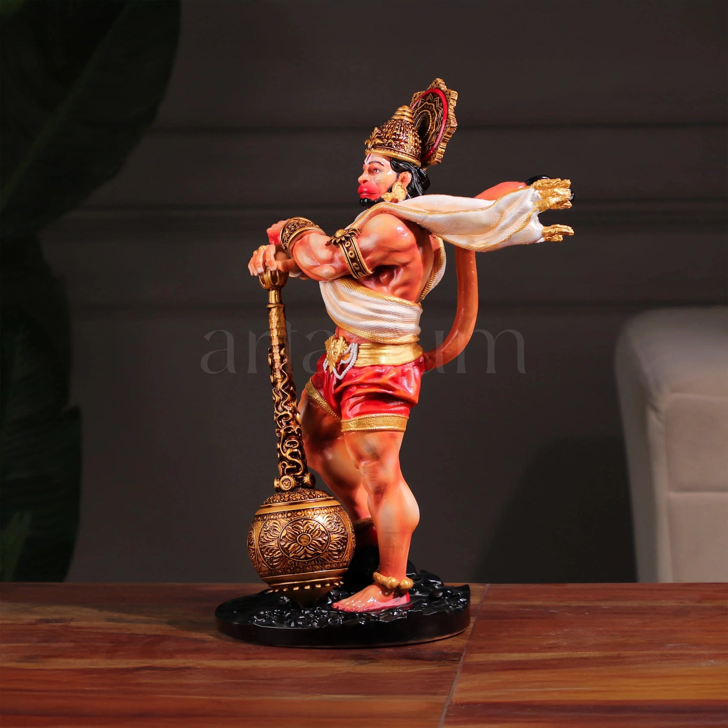 Bahubali Lord Hanuman Large 1.38 Ft & 2 Ft theartarium