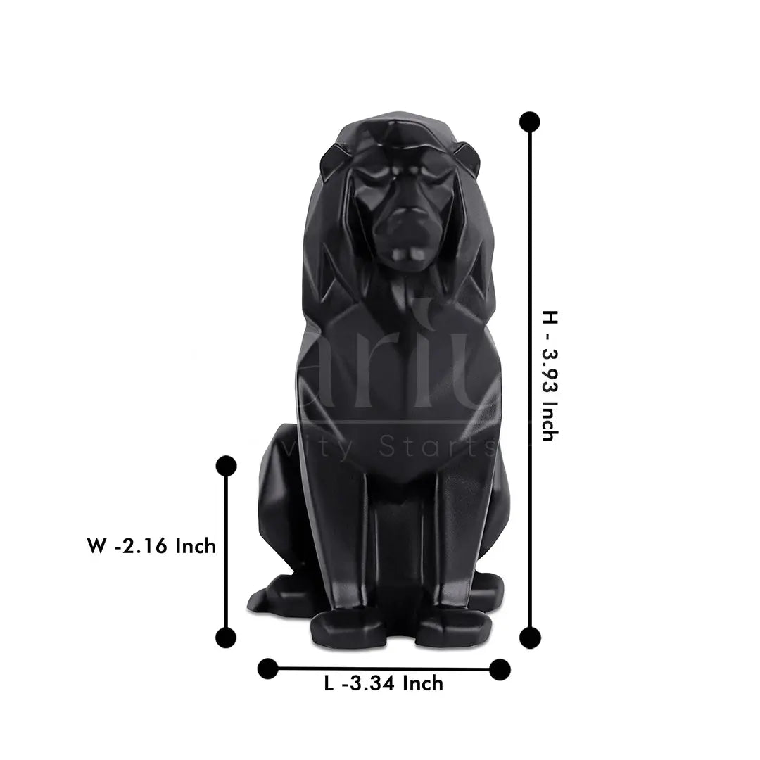 Geometric Lion Car Dashboard theartarium