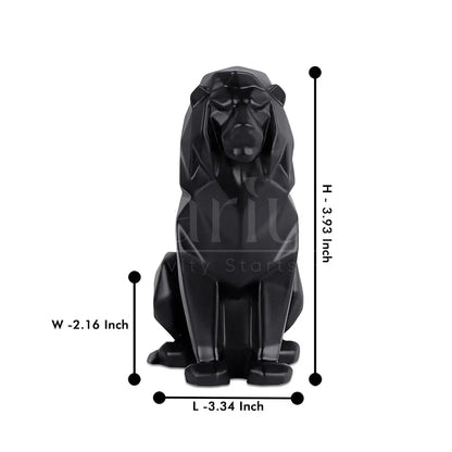 Geometric Lion Car Dashboard theartarium