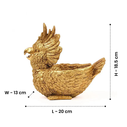 Call of the Tropics - Antique Parrot Figurine Artarium