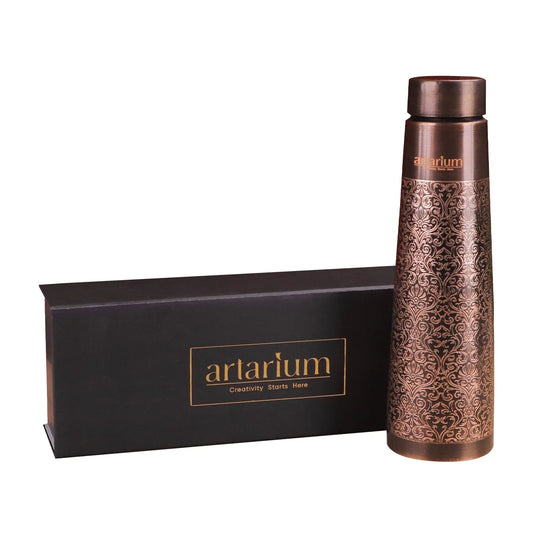 Antique Etching Copper Bottle With Gift Box