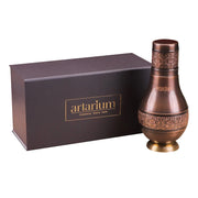 Antique Etching Pear Copper Jar with Gift Box