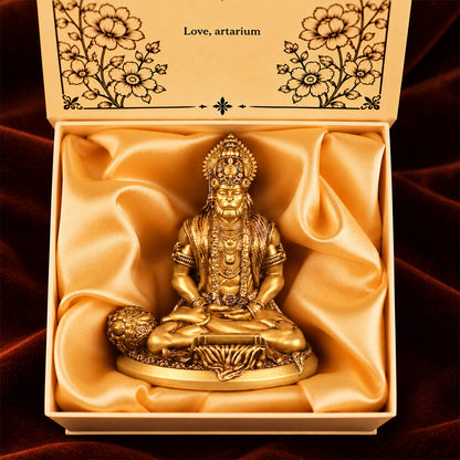 Meditating Hanuman Idol With Premium Packaging 