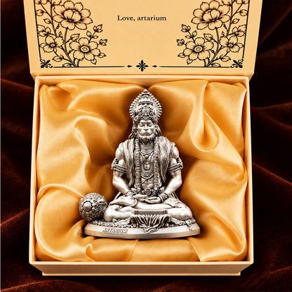 Meditating Hanuman Idol With Premium Packaging 