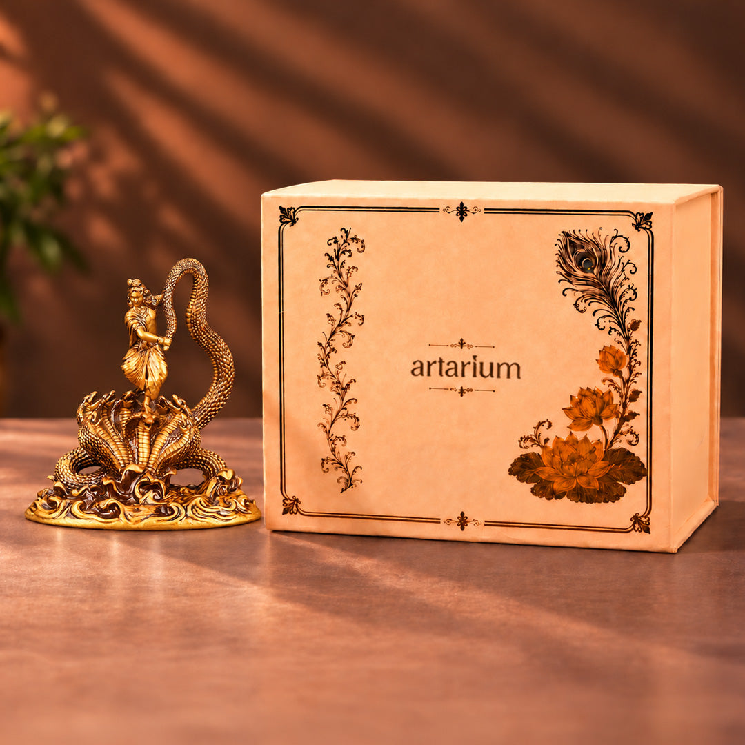 Dancing Krishna idol With Premium Packaging 