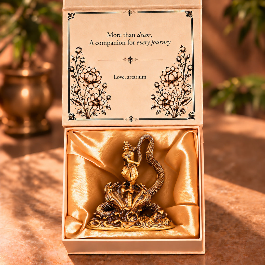 Dancing Krishna idol With Premium Packaging 