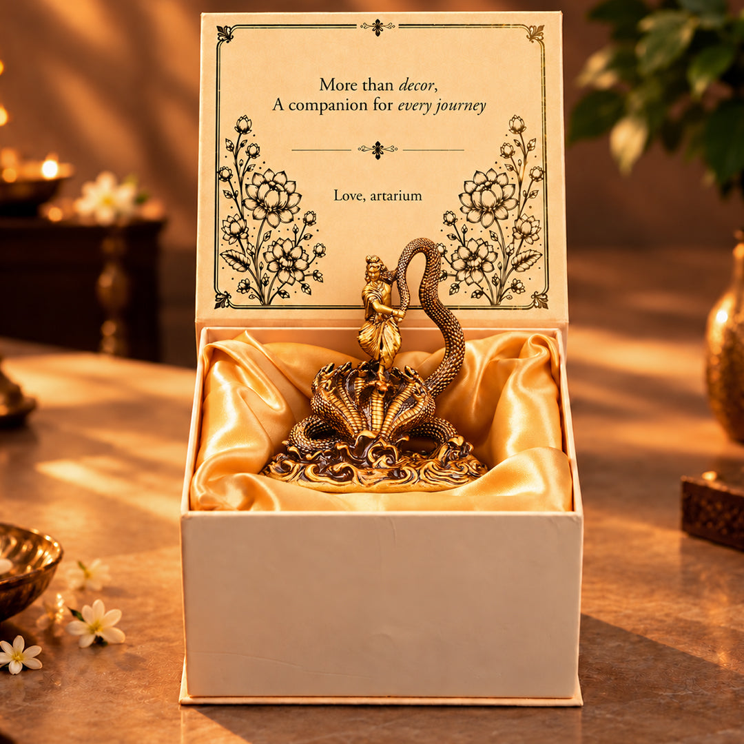 Dancing Krishna idol With Premium Packaging 