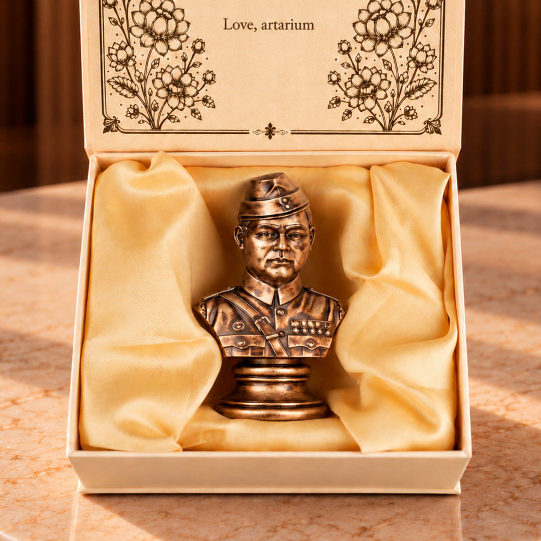 Subhas Chandra Bose Idol With Premium Packaging 