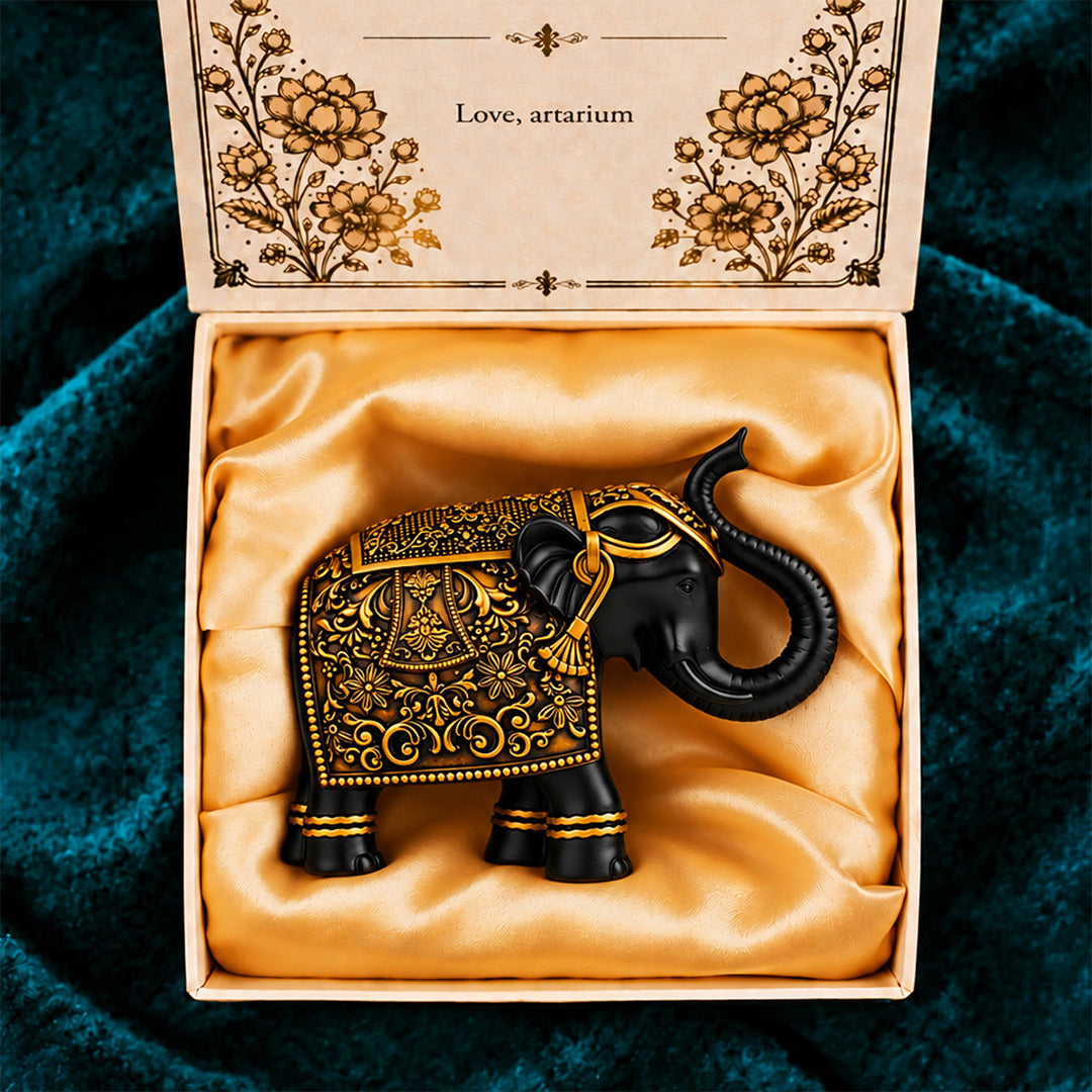 Royal Elephant Statue with premium Packaging 
