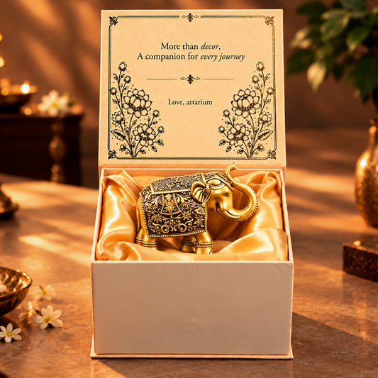 Royal Elephant Statue with premium Packaging 