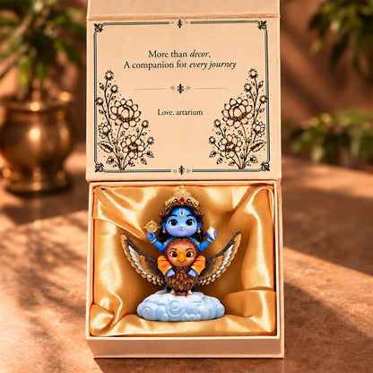 Bal Vishnu Garuda idol with premium packaging 