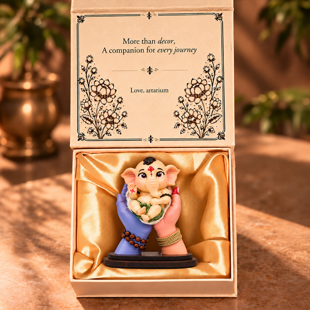 Bal Heramba Ganesha Idol with premium packaging 