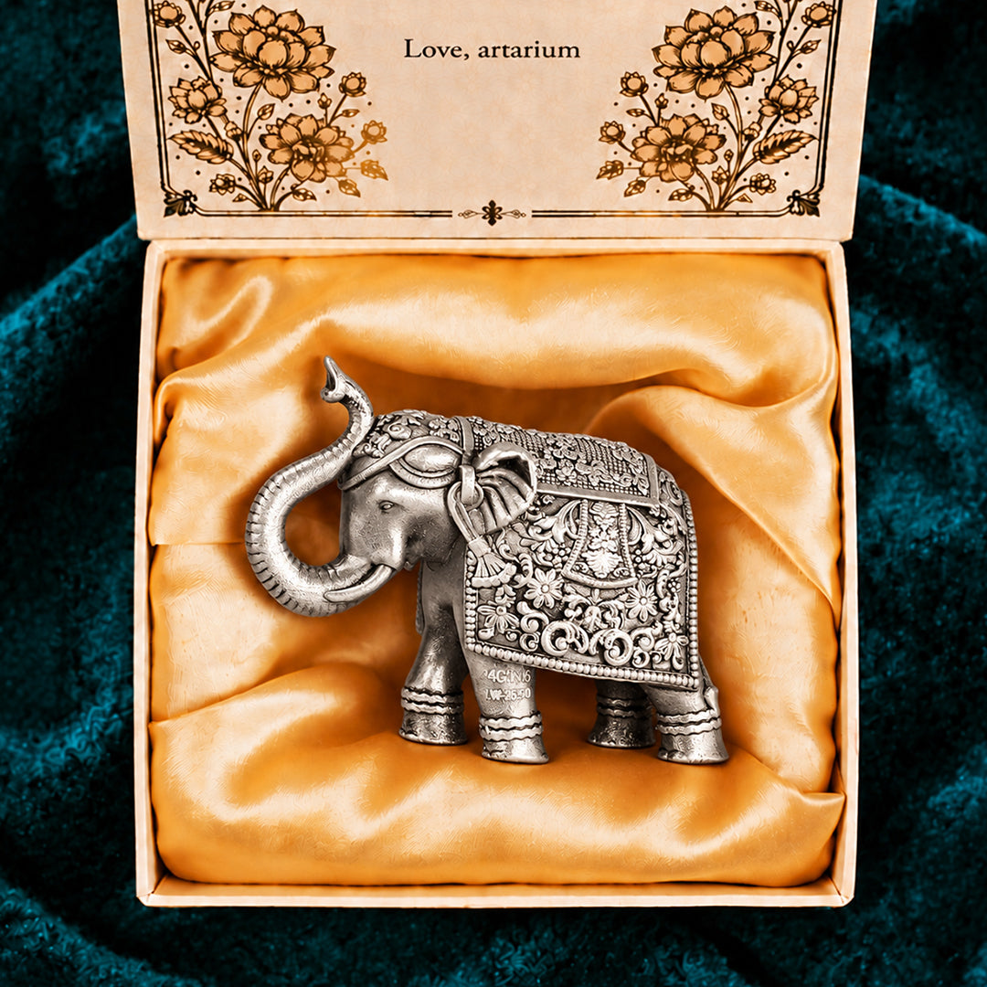 Royal Elephant Statue with premium Packaging 