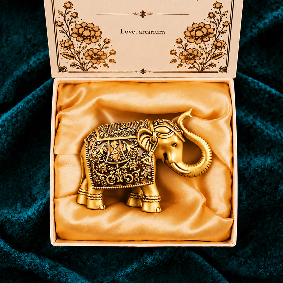 Royal Elephant Statue with premium Packaging 