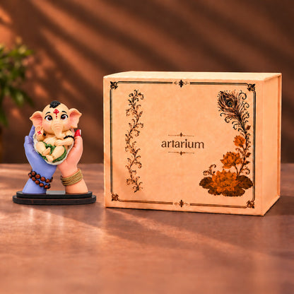 Bal Heramba Ganesha Idol with premium packaging 
