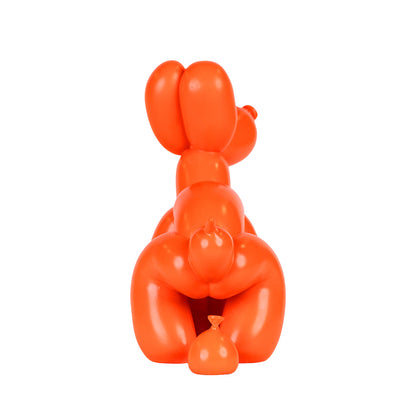 Poo Balloon Dog Statue 