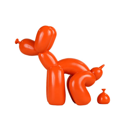 Poo Balloon Dog Statue 
