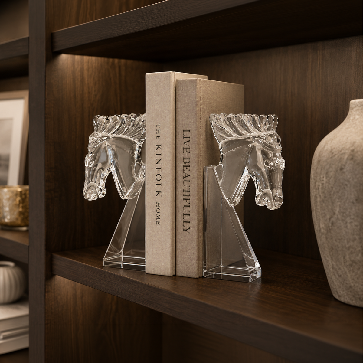 The Crystal Stallion Bookend 