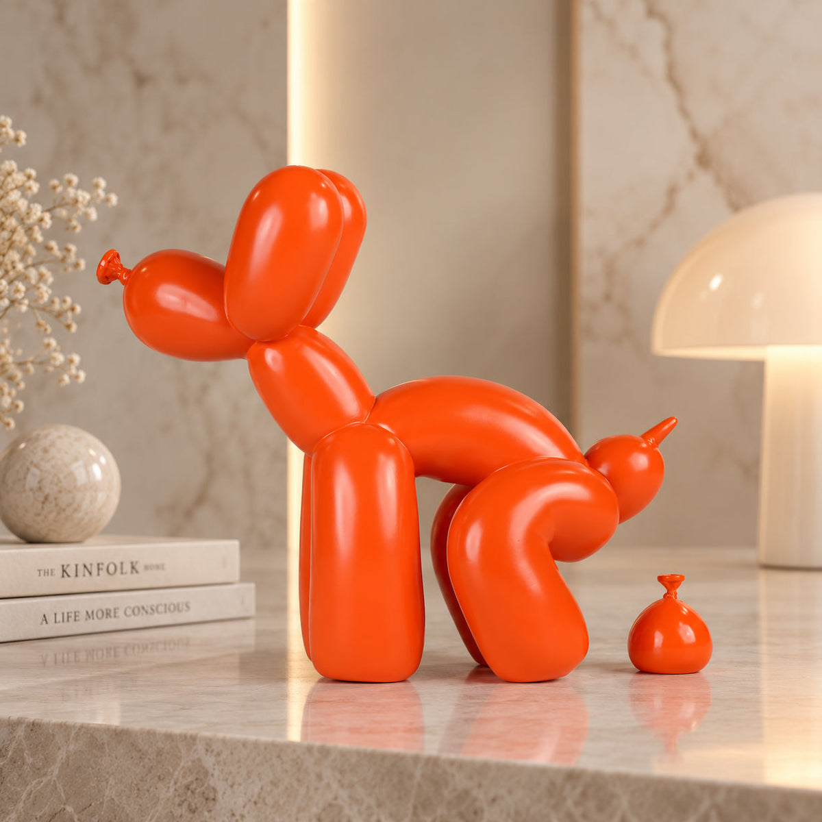 Poo Balloon Dog Statue 