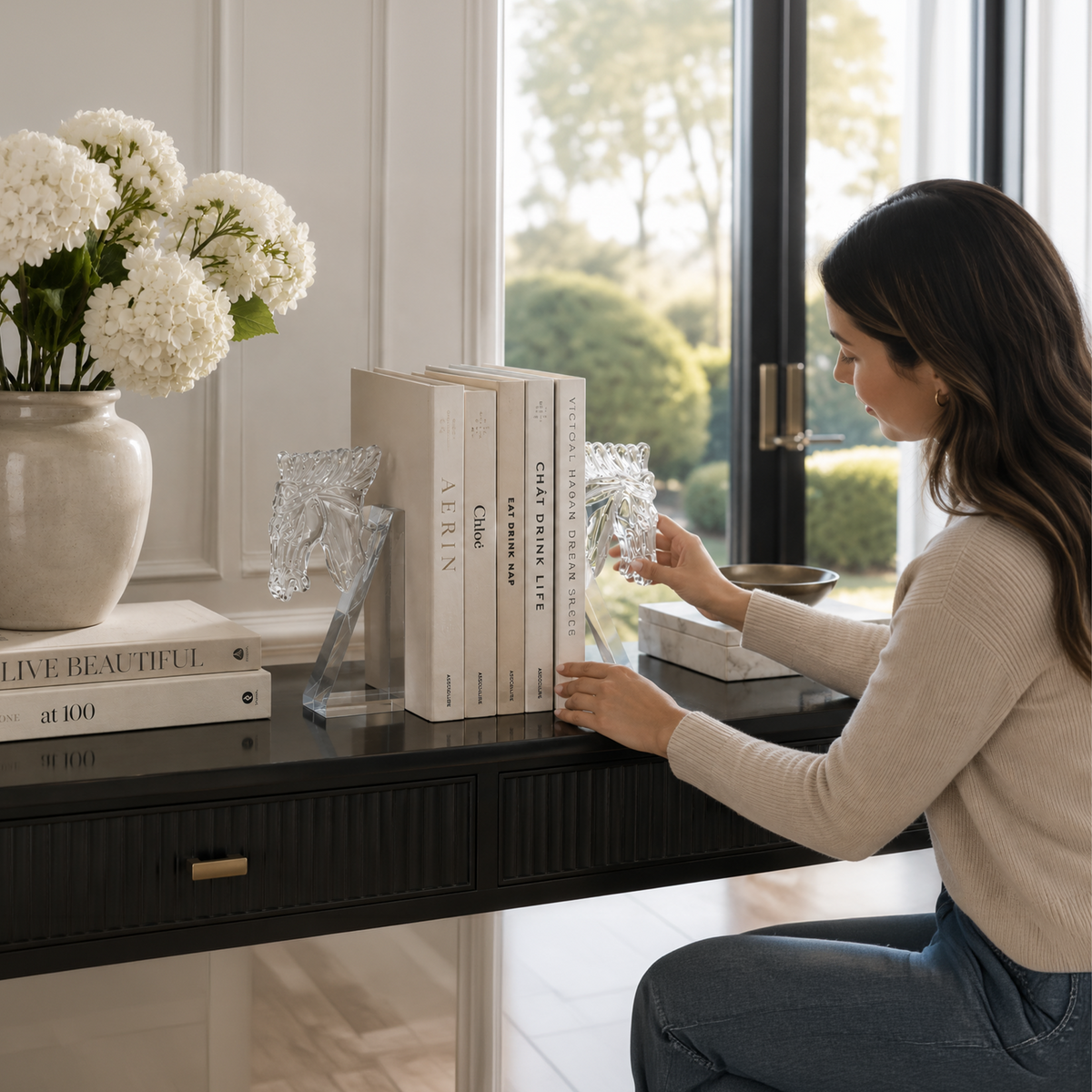 The Crystal Stallion Bookend 