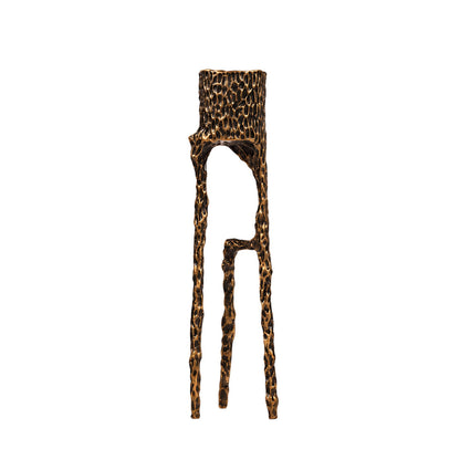 Aluminium Alloy Antique Twig Candle Holder 