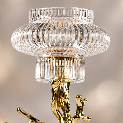 Zinc Alloy Tree Shape Crystal Candle Holder 