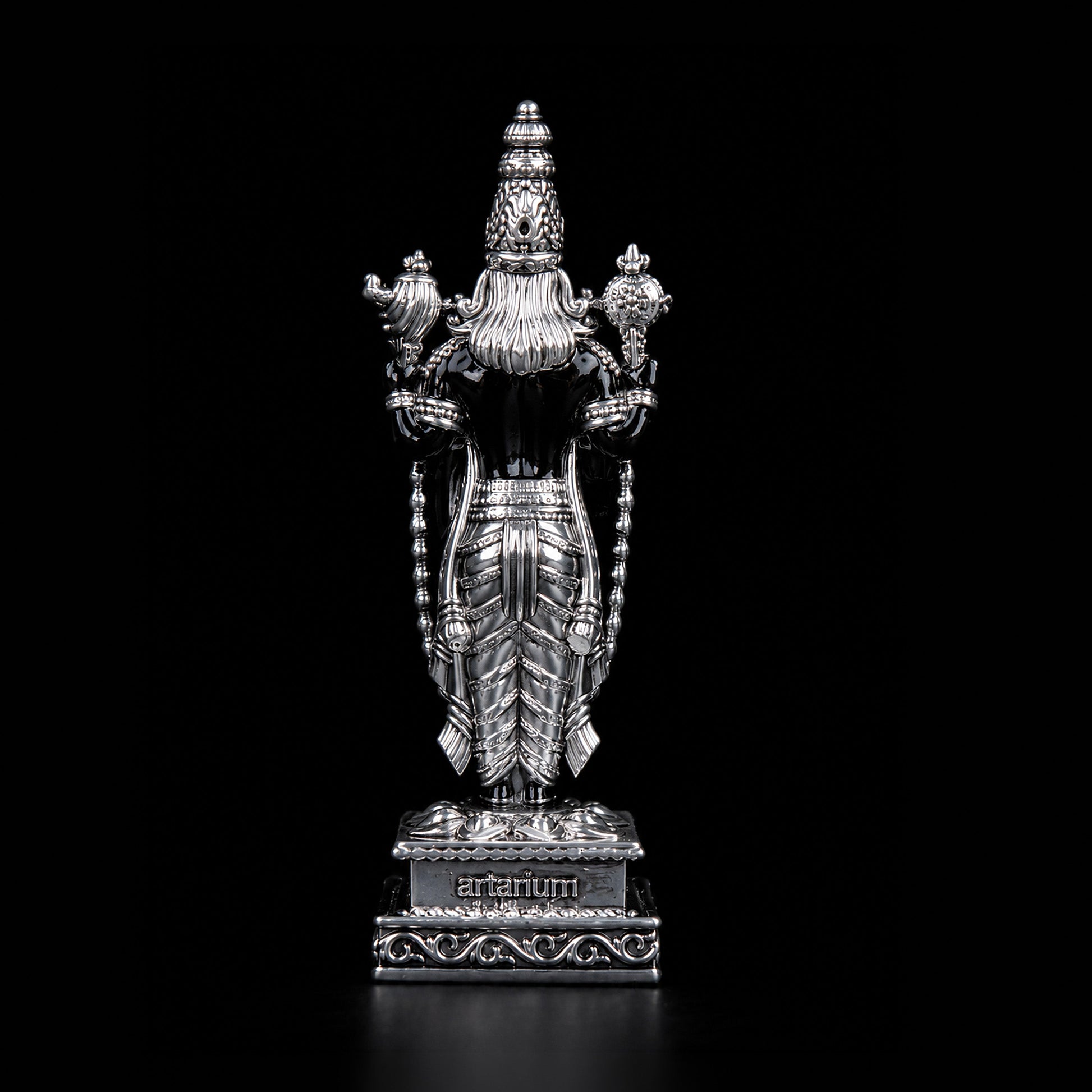 Venkateshwar Balaji Silver Plated Idol 