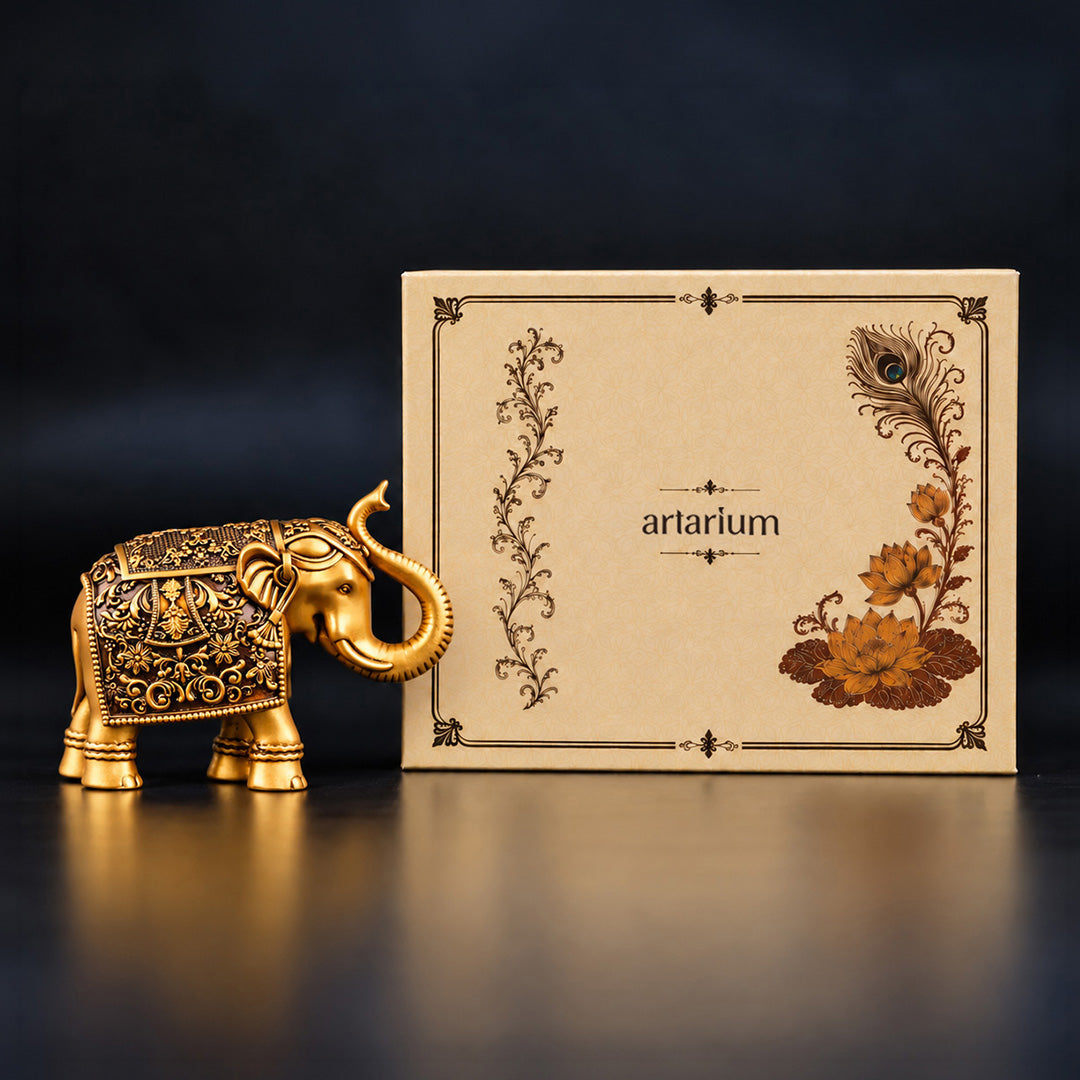 Royal Elephant Statue with premium Packaging 